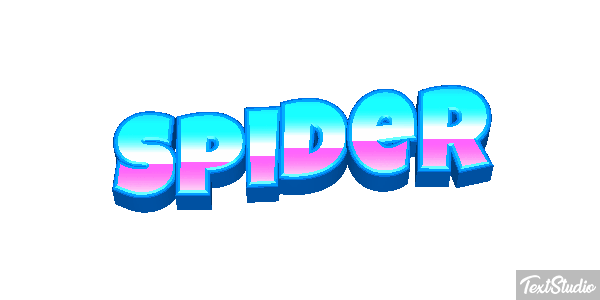 Spider Текстовый эффект