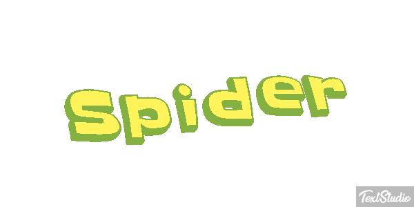 Spider Текстовый эффект