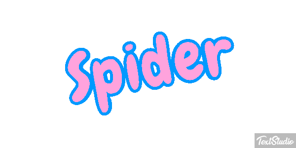 Spider Текстовый эффект