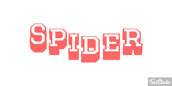 Spider Текстовый эффект