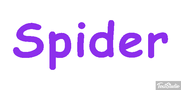 Spider Текстовый эффект
