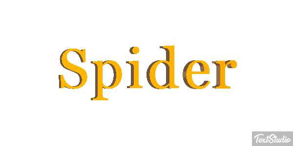 Spider Текстовый эффект