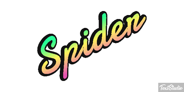 Spider Текстовый эффект