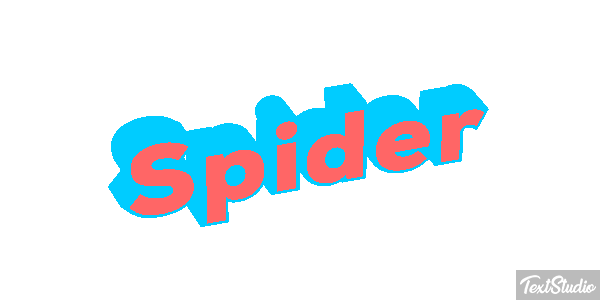 Spider Текстовый эффект