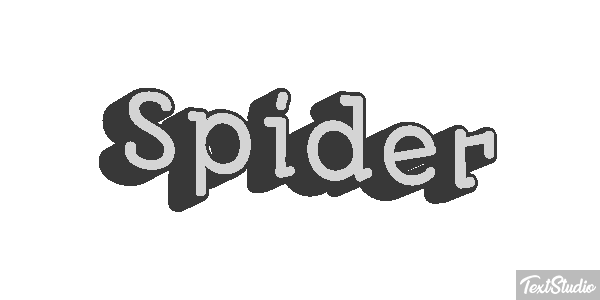 Spider Текстовый эффект