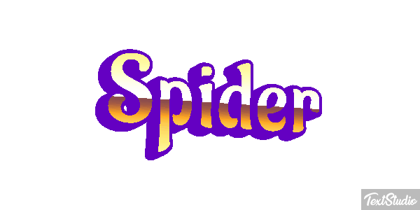 Spider Текстовый эффект