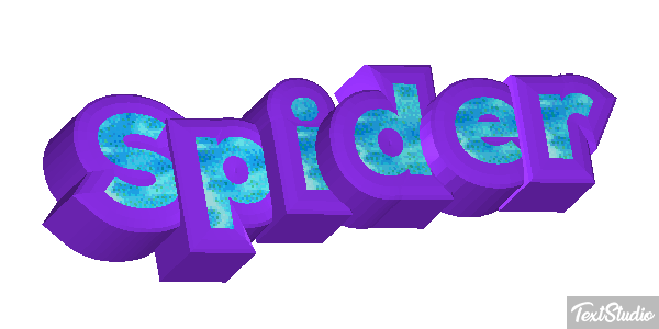 Spider Текстовый эффект