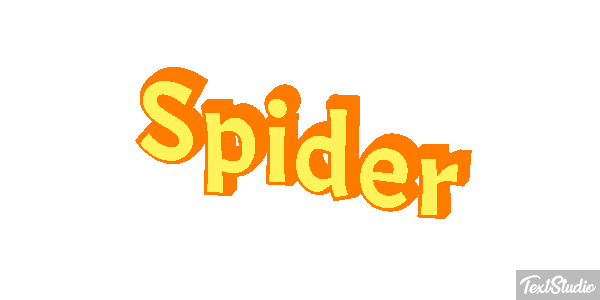 Spider Текстовый эффект