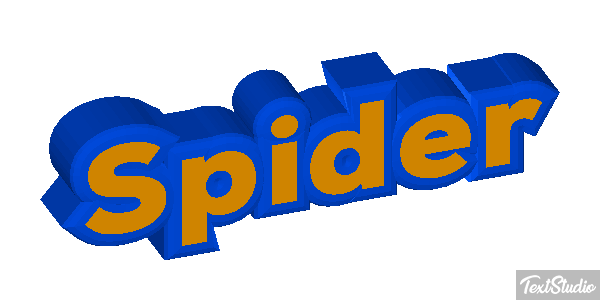 Spider Текстовый эффект