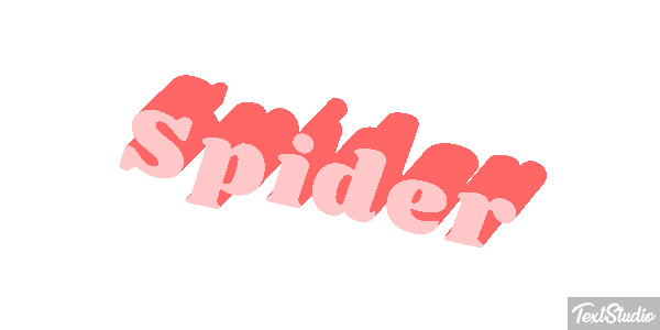 Spider Текстовый эффект