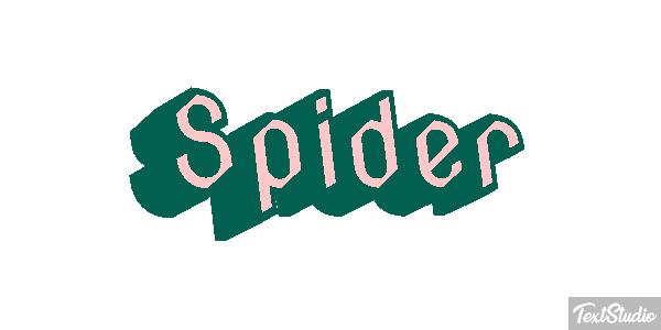 Spider Текстовый эффект
