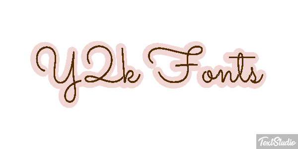 Y2k Fonts Effet de texte