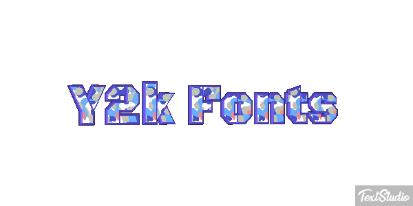 Y2k Fonts Effet de texte