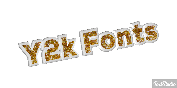 Y2k Fonts Effet de texte