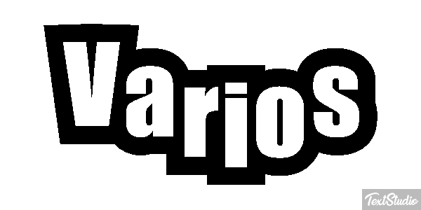 Vários Efeito do texto