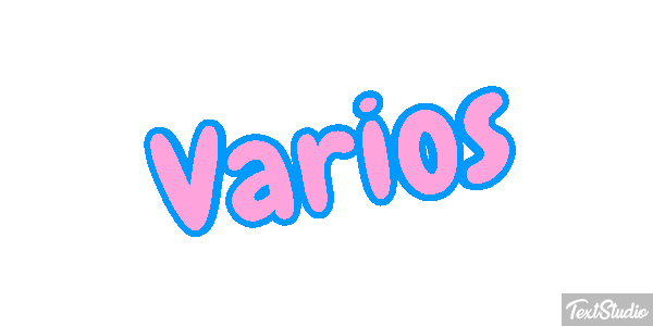 Vários Efeito do texto