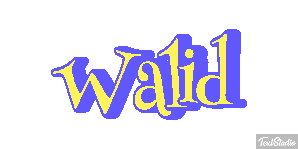 Walid Efekt tekstowy