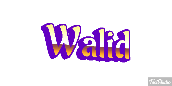 Walid Efekt tekstowy