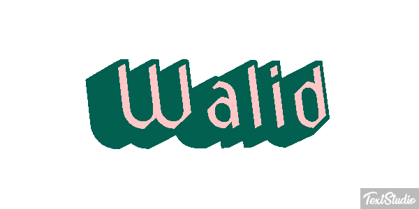 Walid Efekt tekstowy