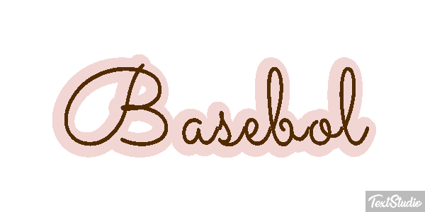Basebol Text effect