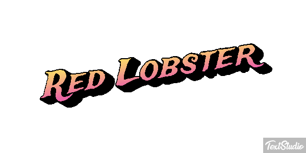 Red Lobster Effetto testo