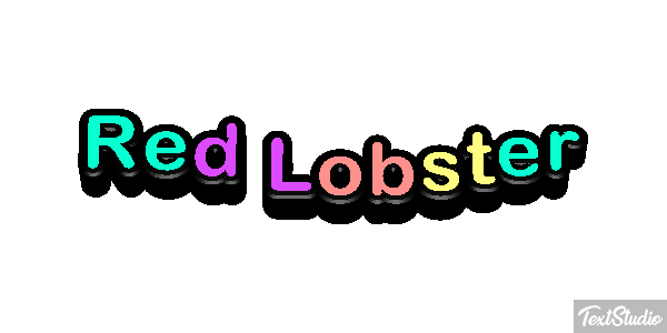 Red Lobster Effetto testo