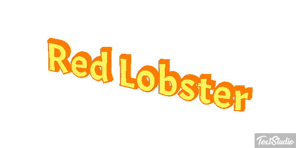 Red Lobster Effetto testo