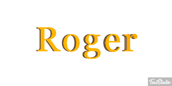 Roger Effet de texte