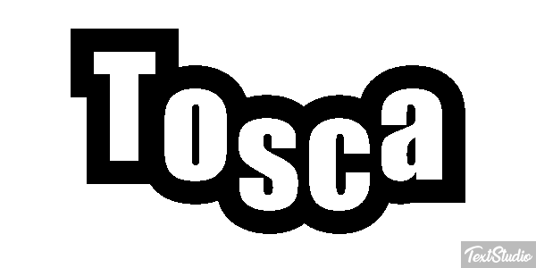 Tosca Efecto de texto