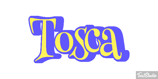 Tosca Efecto de texto