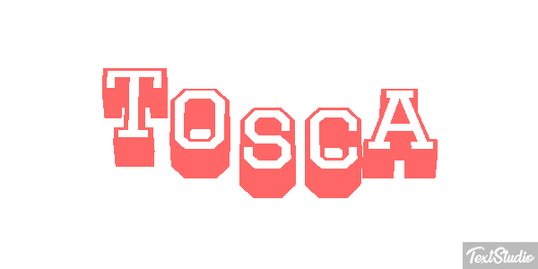 Tosca Efecto de texto