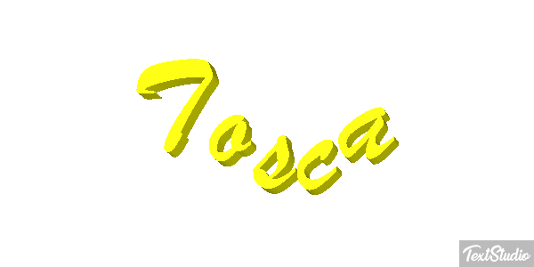 Tosca Efecto de texto