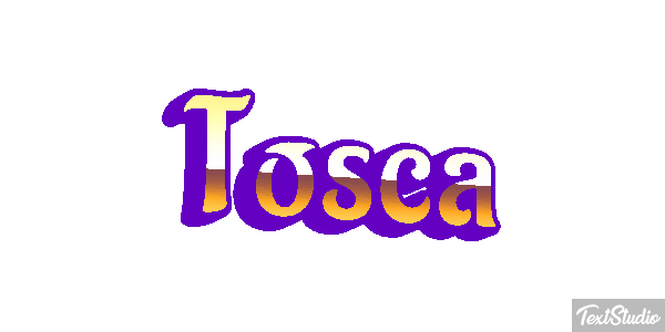 Tosca Efecto de texto