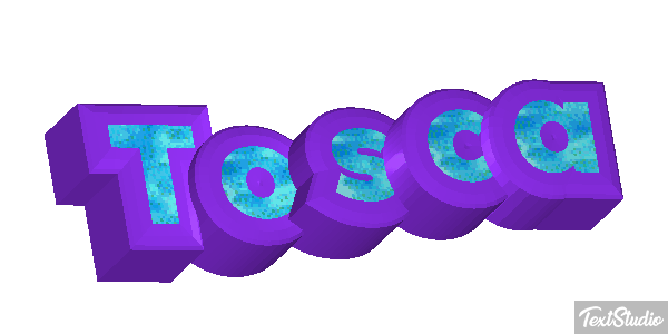 Tosca Efecto de texto