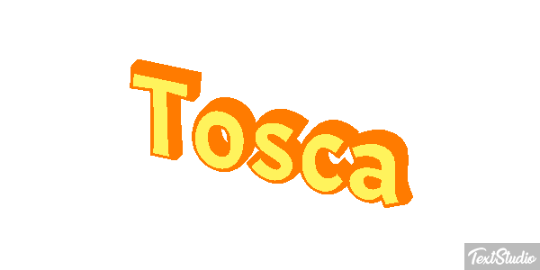 Tosca Efecto de texto