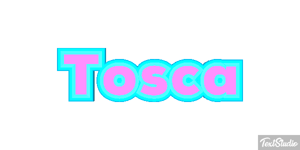 Tosca Efecto de texto