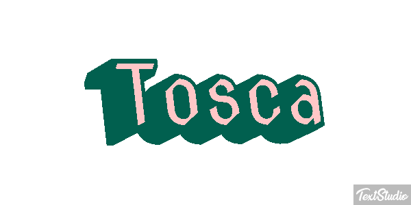 Tosca Efecto de texto