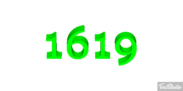 1619 Texteffekt