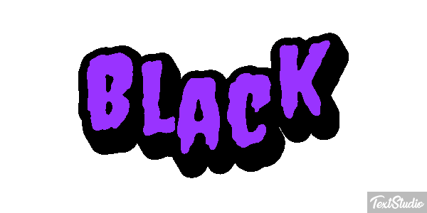 Black Efekt tekstowy