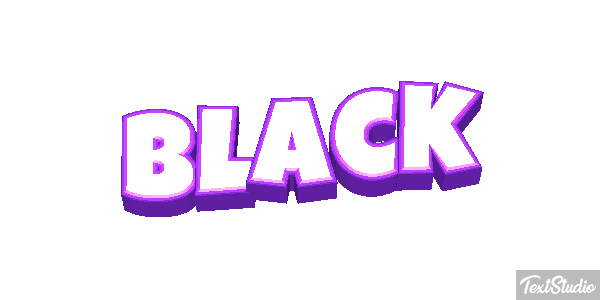 Black Efekt tekstowy
