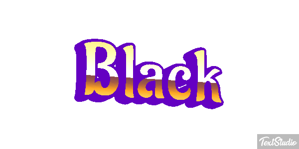Black Efekt tekstowy