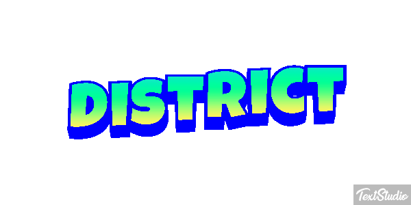 District Text effect