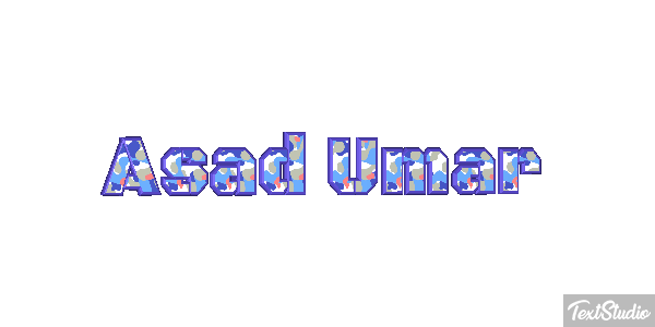 Asad Umar Text effect