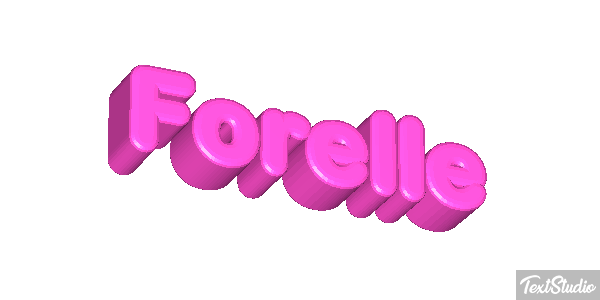 Forelle Texteffekt