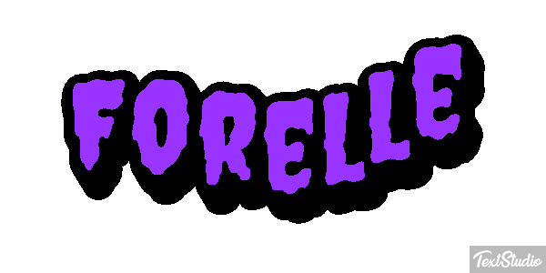 Forelle Texteffekt