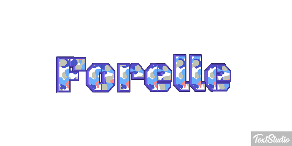 Forelle Texteffekt