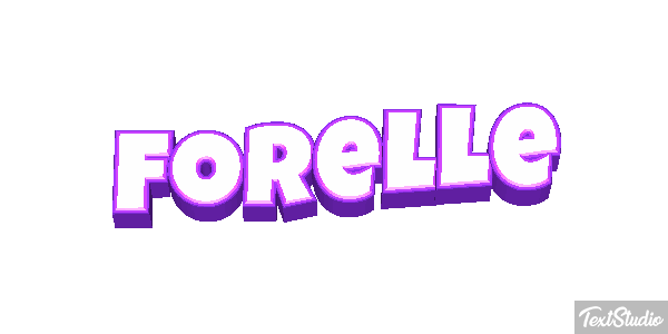 Forelle Texteffekt