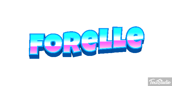 Forelle Texteffekt