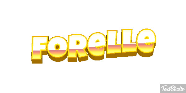 Forelle Texteffekt