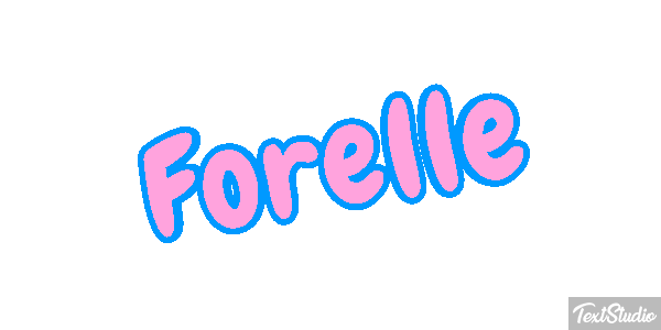 Forelle Texteffekt